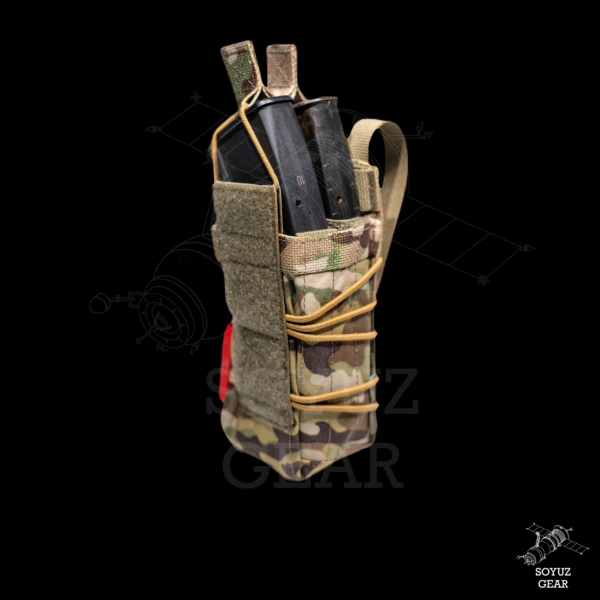 FILLIN Enhanced double magazine pouch with velcro flap - Image 2