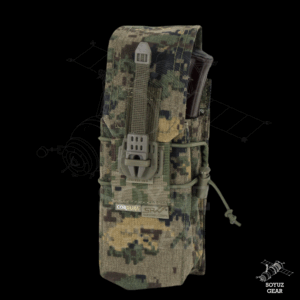 SRVV Double magazine pouch with elastic bands and quick detach flap