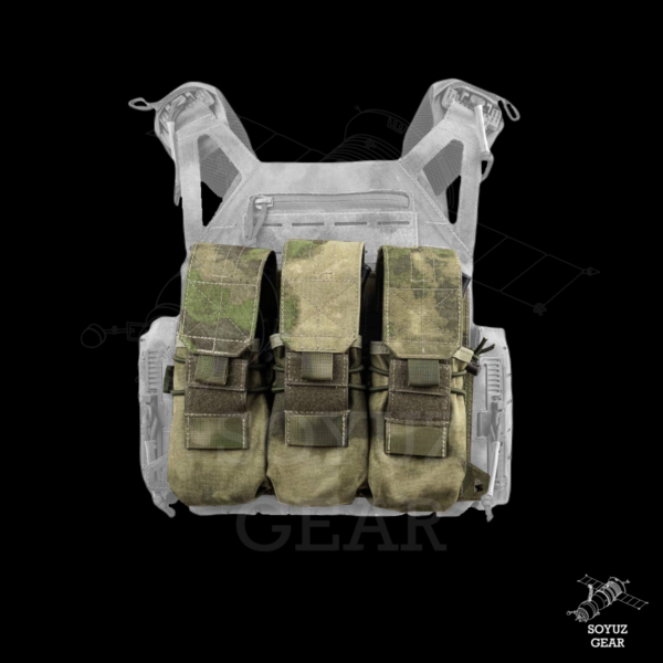 MBC Front pannel with 3 double magazine pouch with flap - Image 5